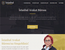 Tablet Screenshot of istanbulavukatburosu.com